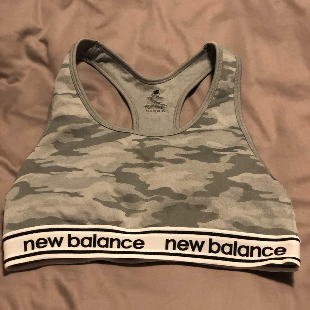 New Balance Gray Sports Bra